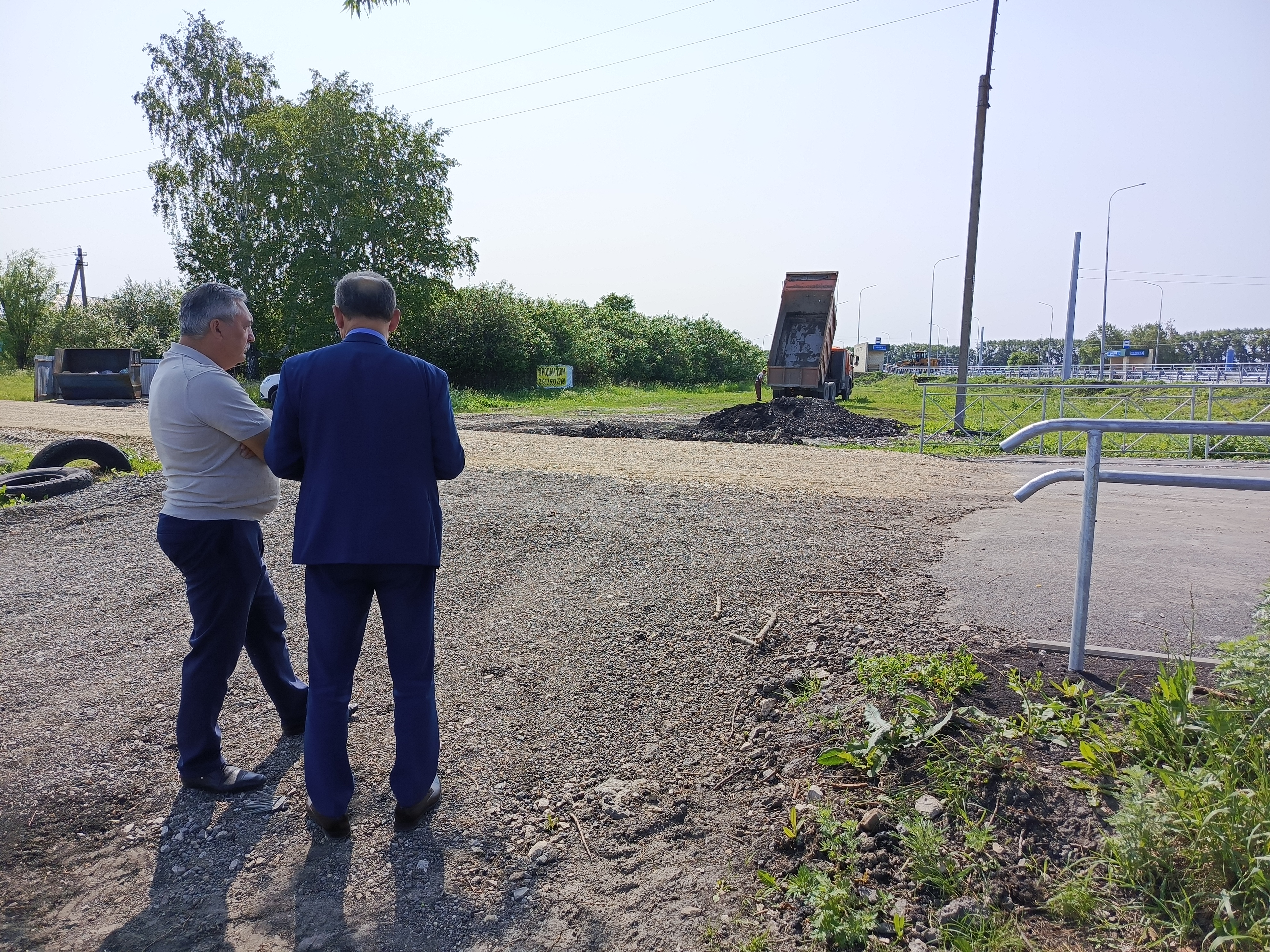 Члены Общественной палаты Цильнинского район принимают участие в приемке дороги п.Клин..