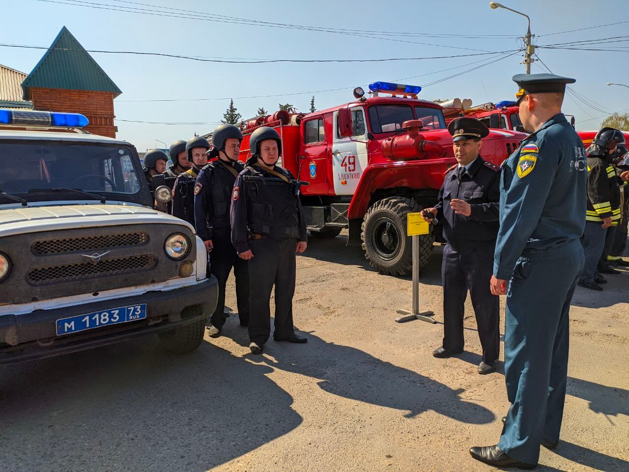 Начались командно-штабные учения.