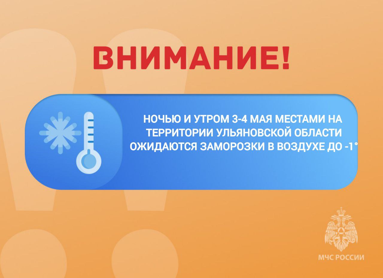 Ожидается «оранжевый» уровень опасности.